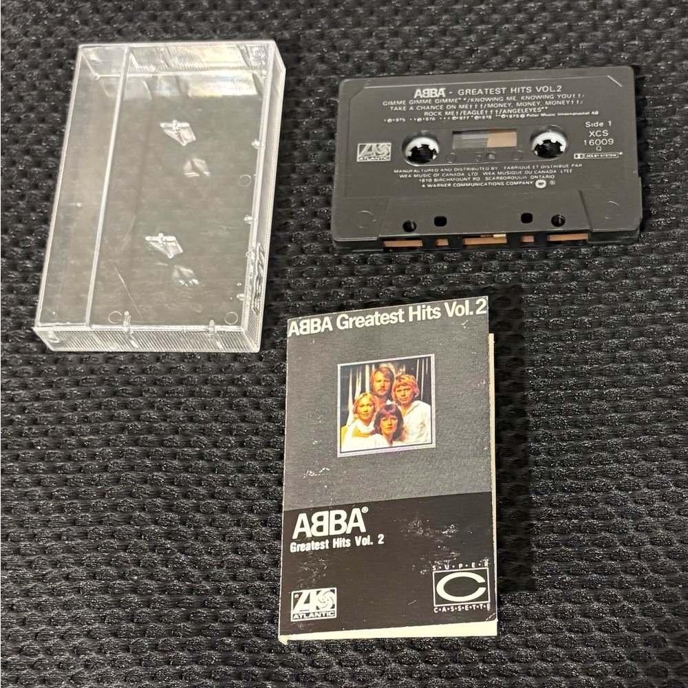 ABBA - Greatest Hits Vol. 2 Cassette Tape (Vintage, Atlantic Records)